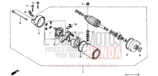 MOTORINO DI AVVIAMENTO CBR900RRP di 1993